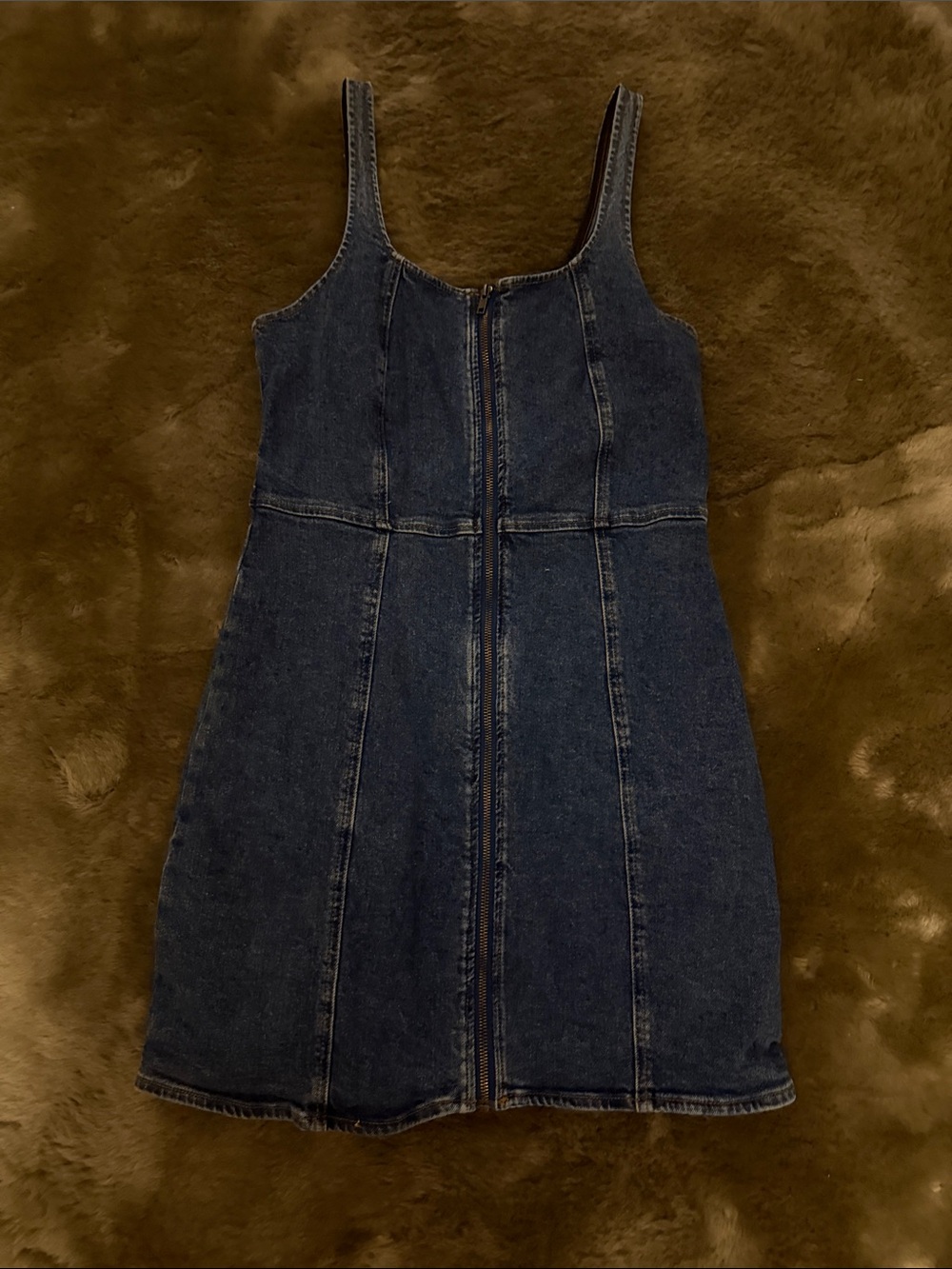 Shoe Dazzle Dark Blue Denim Mini Dress